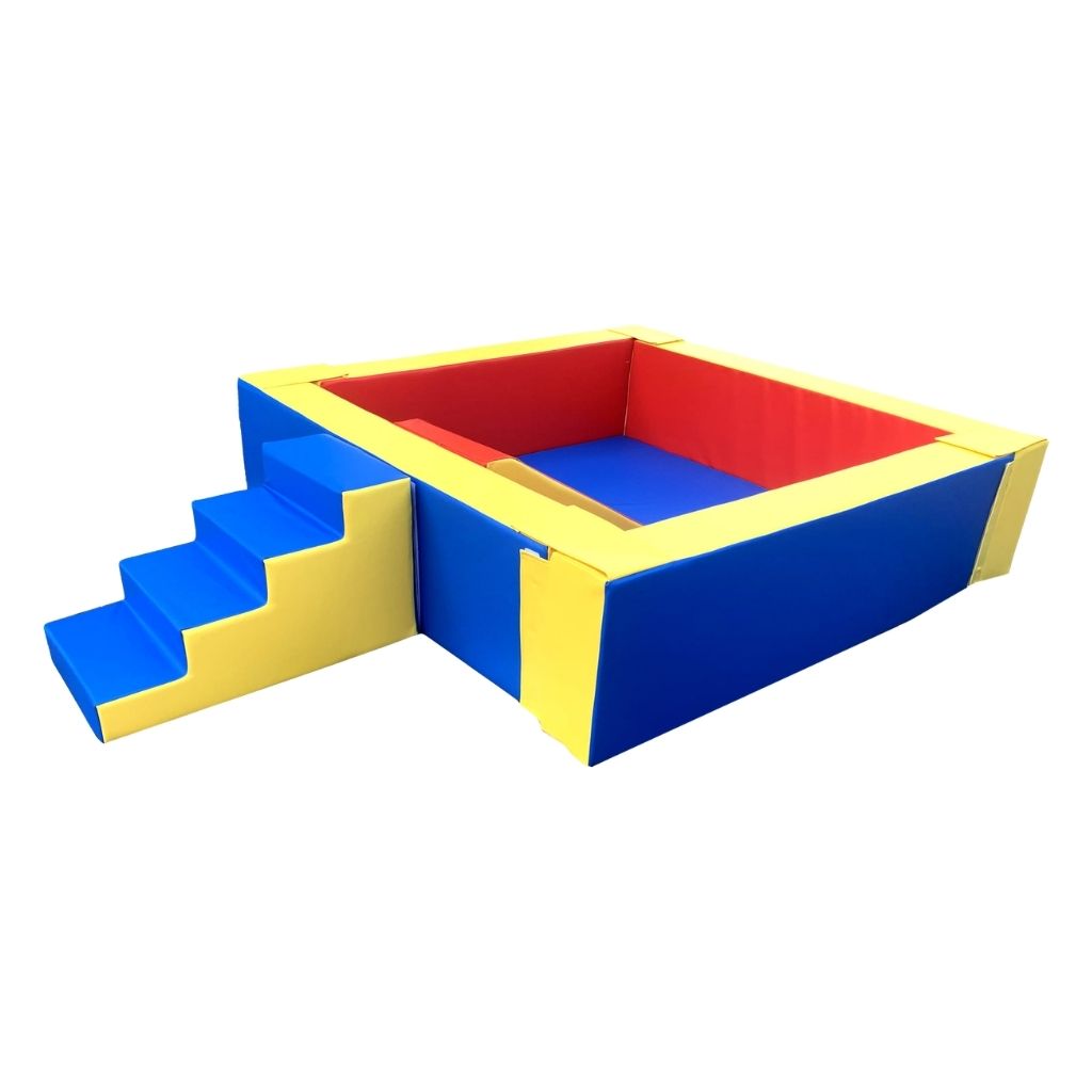 placowki-jutra-piankowy-suchy-basen-schody-i-zeslizg-200-x-200-x-50-60-cm-podloga-5-cm Piankowy suchy basen schody i ześlizg, 200 x 200 x 50/60 cm, Podłoga 5 cm - obrazek 1